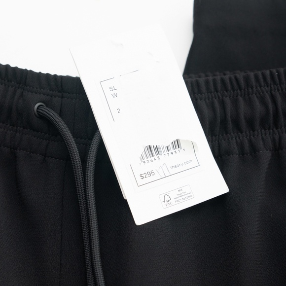 Theory -  Double knit Jersey Slouchy Jogger Pants - Picture 6 of 10